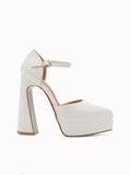 Platform grey heels hotsell