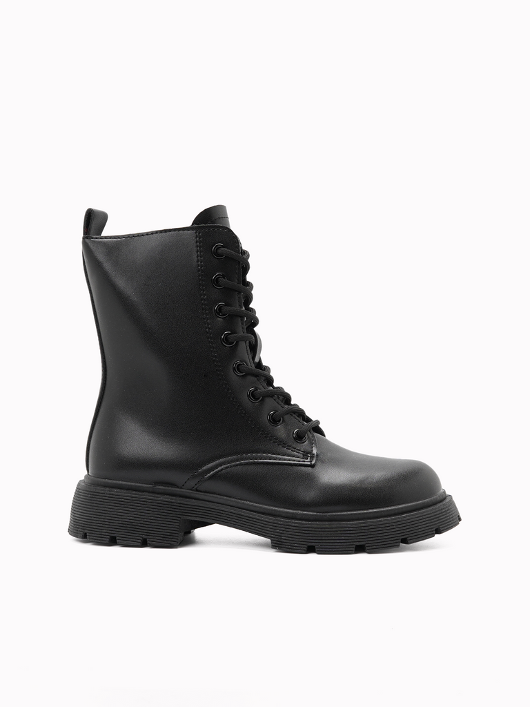 Rubber sole platform boots online