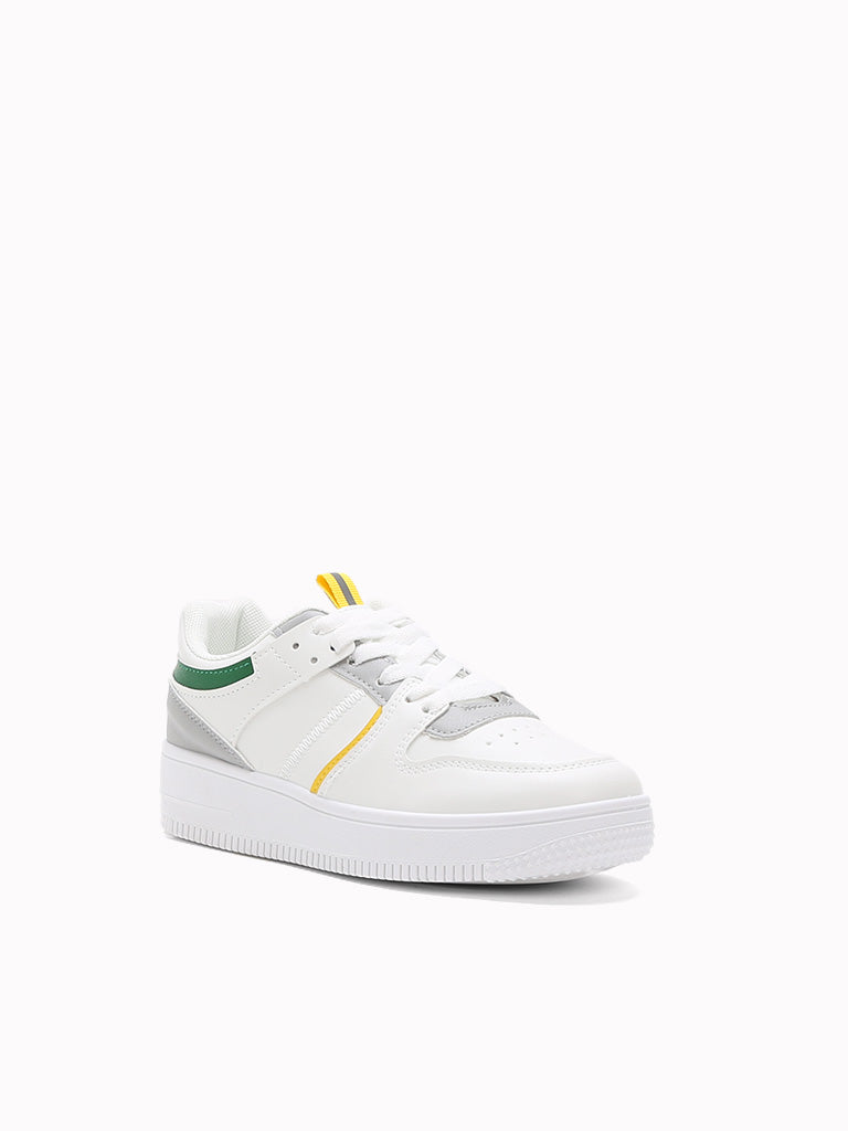 Topshop cookie online lace up trainers